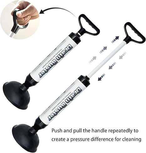 Upgrade Your Bathroom Cleaning with the Manual Air Sink Dredger