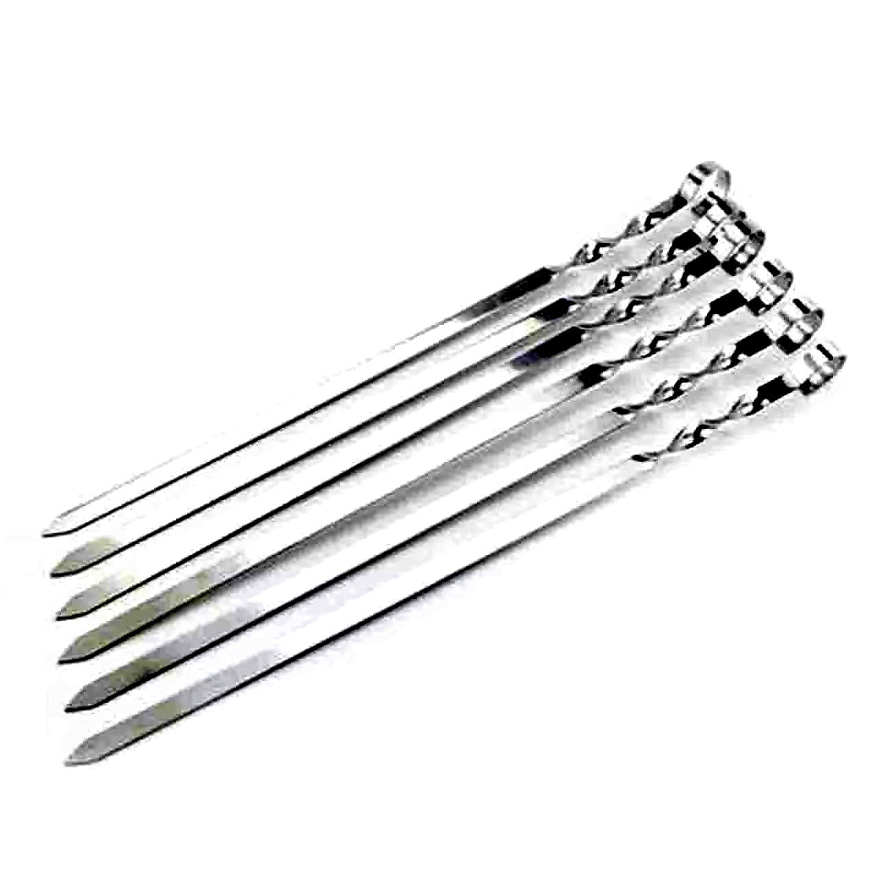 S/STEEL SKEWERS 6PC FLAT