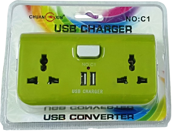 ADAPTOR 2WAY USB CHARGER