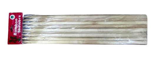 BAMBOO SKEWERS 2' FLAT 25PC SET