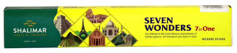 SHALIMAR SEVEN WONDERS INCENSE STICK SMALL