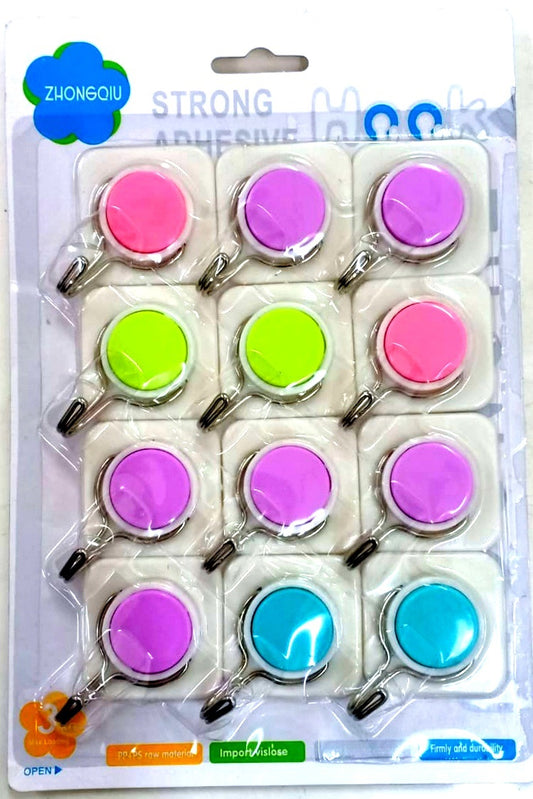 12 PC STRONG ADHESIVE HOOK