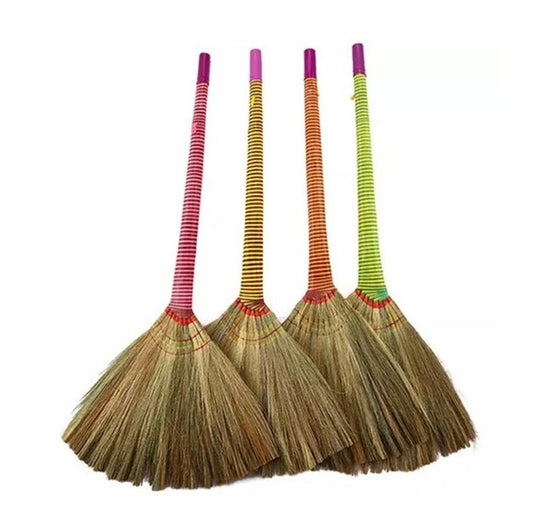 Handmade Long Handle Grass Broom