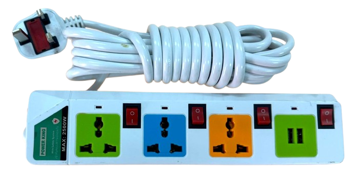 PowerKing Extension 4-Way 5M with 2usb: The Ultimate Solution for Your Power Needs