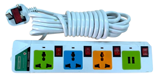 PowerKing Extension 4-Way 5M with 2usb: The Ultimate Solution for Your Power Needs