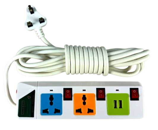 Power king Extension 3-Way 5 Meter: A Safe and Reliable Solution