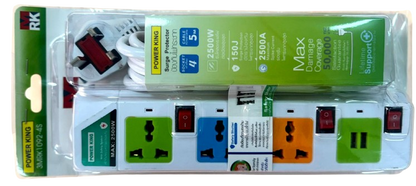 PowerKing Extension 4-Way 5M with 2usb: The Ultimate Solution for Your Power Needs