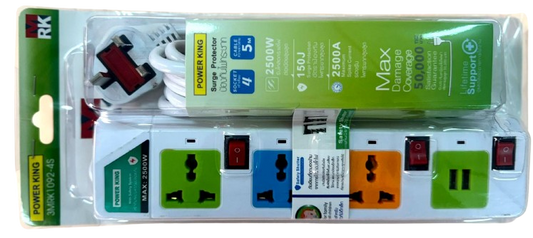 PowerKing Extension 4-Way 5M with 2usb: The Ultimate Solution for Your Power Needs
