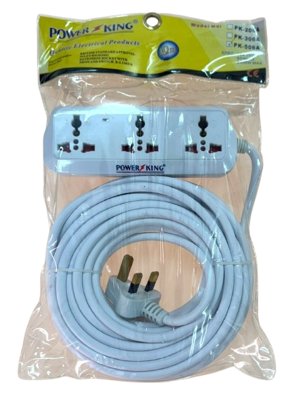 Power King Extension 6-Way 10m 13A PK-506A