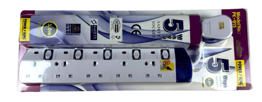 Introducing the Power King Safety Socket 5way 3m PK-915