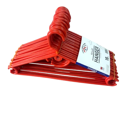 PLASTIC HANGER 18 PCS
