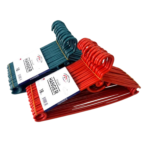 PLASTIC HANGER 18 PCS