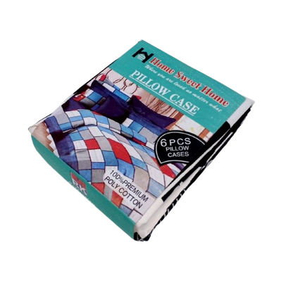 PILLOW CASE 6PC SET 48X74CM