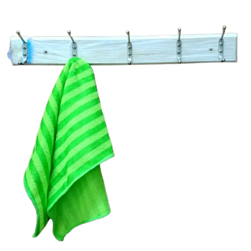 WOODEN 5 HOOKS HANGER