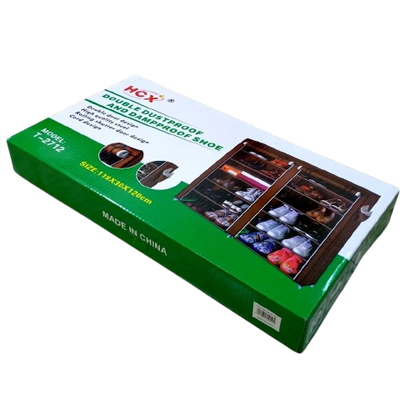 LEO STAR DBL LAYER SHOE RACK