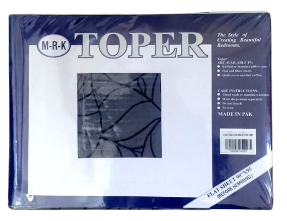 BED SHEET WITH 2 PILLOW COVER 220x240CM ( COTTON)