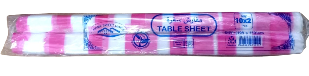 DISPOSABLE TABLE SHEET 2PCS SET 100X10CM (SOFRA)