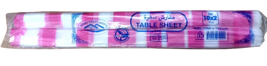 DISPOSABLE TABLE SHEET 2PCS SET 100X10CM (SOFRA)