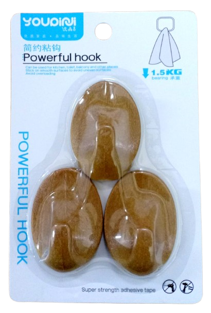 3 HOOK SELF ADHESIVE (2K882)