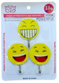 EMOJI ADHESIVE HOOK 3PC