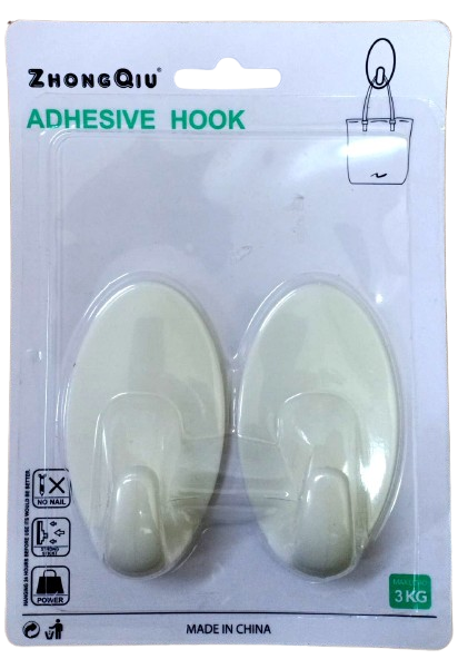 2 HOOK SELF ADHESIVE