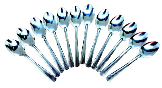 S/STEEL SPOON 12PC