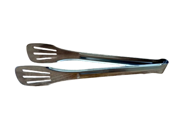 S/STEEL ICE-FOOD TONGS (K118)