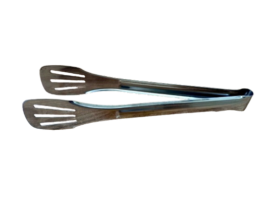S/STEEL ICE-FOOD TONGS (K118)