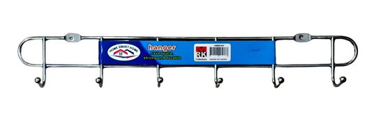 S/STEEL 6 HOOK HANGER