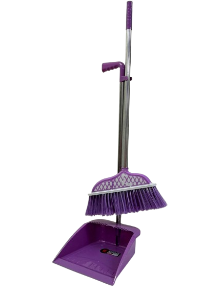 LONG DUST PAN WITH BRUSH