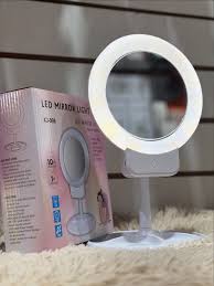 LED RECHARGEABLE DUAL SIDE MIRROR
