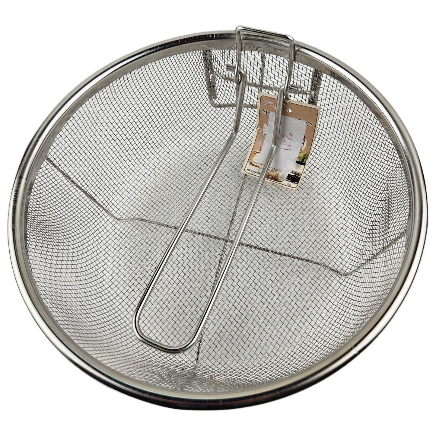 STAINLESS STEEL FRYING STRAINER 20CM