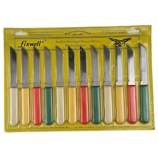 FIXWELL KITCHEN KNIFE 12PC SET
