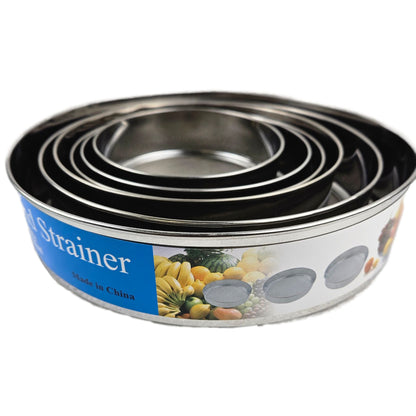 S-STEEL FLOUR STRAINER 6PCS