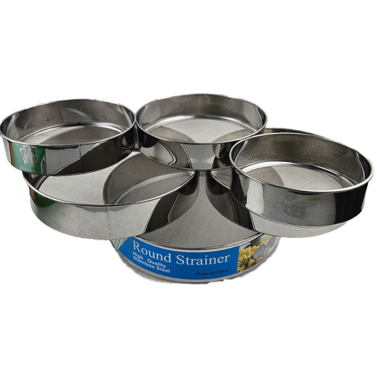 S-STEEL FLOUR STRAINER 6PCS