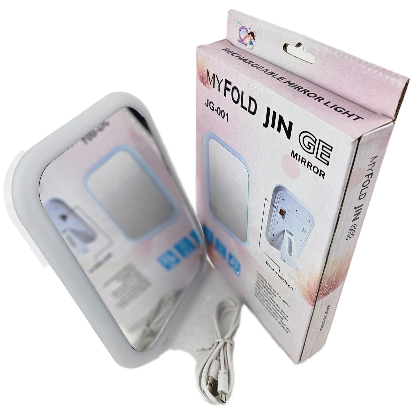 LED MIRROR WITH USB CHARGER