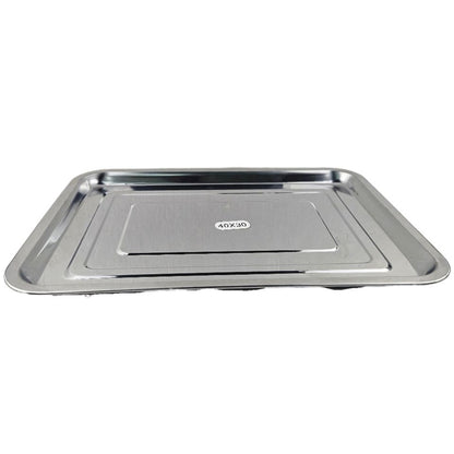 STAINLESS STEEL TRAY 40X30 CM