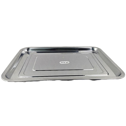 STAINLESS STEEL TRAY 40X30 CM