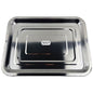 STAINLESS STEEL TRAY 36X27 CM