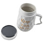 CERAMIC MUG WITH LID 600ML