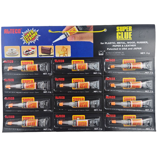ALTECO SUPER GLUE 3GM 12PC