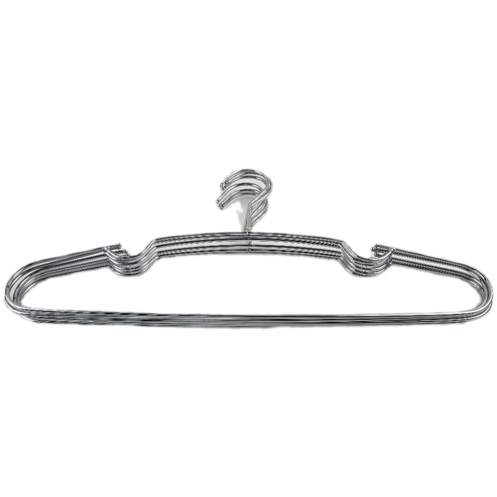 S/STEEL CLOTH HANGER 6PCS