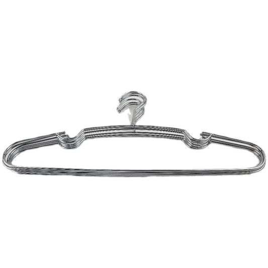 S/STEEL CLOTH HANGER 6PCS
