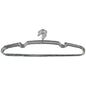 S/STEEL CLOTH HANGER 6PCS
