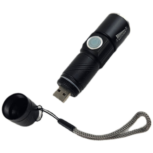 LED ULTRA FLASH LIGHT W/USB CHARGE