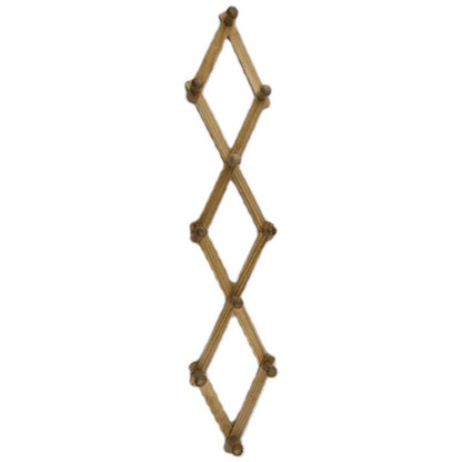 WOODEN FOLDING HANGER 10 HOOKS