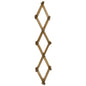 WOODEN FOLDING HANGER 10 HOOKS