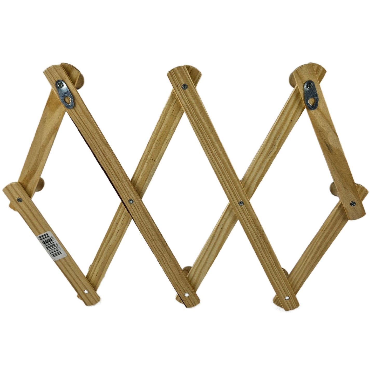 WOODEN FOLDING HANGER 10 HOOKS