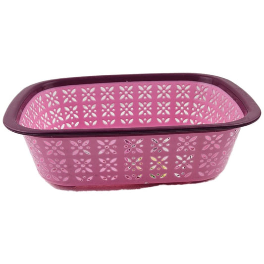 FRUIT-VEGES CORNER PLASTIC BASKET 38X28CM